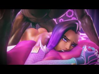 sombra - bbc; blacked; interracial hentai; thicc; big ass; big butt; 3d sex porno hentai; (by @cawneil) [overwatch]